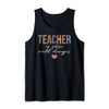 Teacher Of future world changers Leopard boho style Tank Top