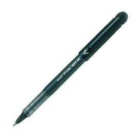 Pilot LVE-100EF10B Rollerball Pens, V-Cone 0.5, Black, 10 Count