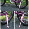 Takelablaze Pink Kids Bike Kickstand Bikes Support Racks Rear Side