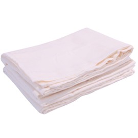 Junior Joy 100% Cotton Pram Flannelette Sheets, Ultra Soft, 2 pcs in a Pack, for Baby and Toddler, OEKO-TEX Approved, 70 x 100 cm – Cream