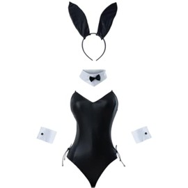 FCCAM Bunny Costume Women Girl Sakurajima May Cosplay Costume Bunny Girl Senpai Cosplay Bunny Suit with Ears S