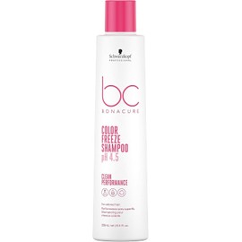 BONACURE - Color Freeze Shampoo pH 4.5 250 ml, Champú Suave y Eficaz, para Cabello Coloreado, Devuelve el pH Óptimo, Previene Pérdida de Color, Protege Estructura Capilar Interna y Externa