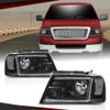 CROSSDESIGN LED Headlight/Lamp Set Compatible with Ford F150 Pickup 2004-2008/Fits