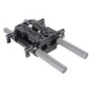 NICEYRIG Tripod Base Plate Mounting Plate with 15mm Rod Clamp