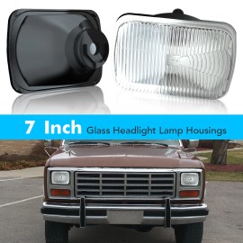 SHENKENUO For 1978-1979 Chevy Monte Carlo HEADLIGHT Sealed Beam Glass Housing H6054 H6052