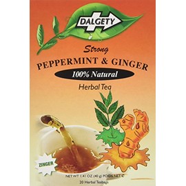 Dalgety Peppermint and Ginger Herbal Tea - 18 Teabags (Pack of 6)