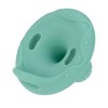 Nuby 2 Piece 100% Silicone Cherry/Natural Shape Pacifiers, 6-12 Months,