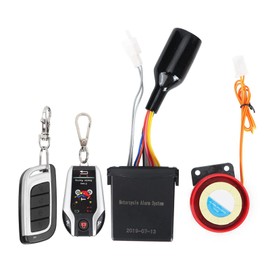 Motorcycle Alarm Security System Remote Start Waterproof 2 Way Anti-Theft for Riders