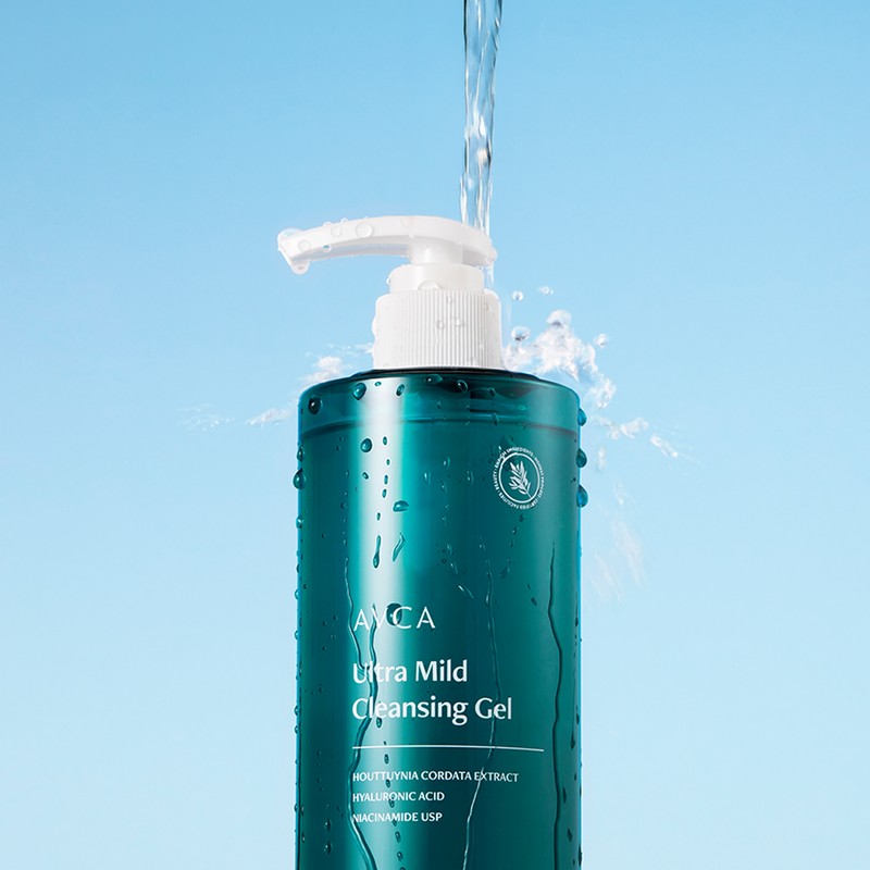 Abka [Abca] Ultra Mild Houttuynia cordata Hyaluronic Hypoallergenic Cleansing Gel