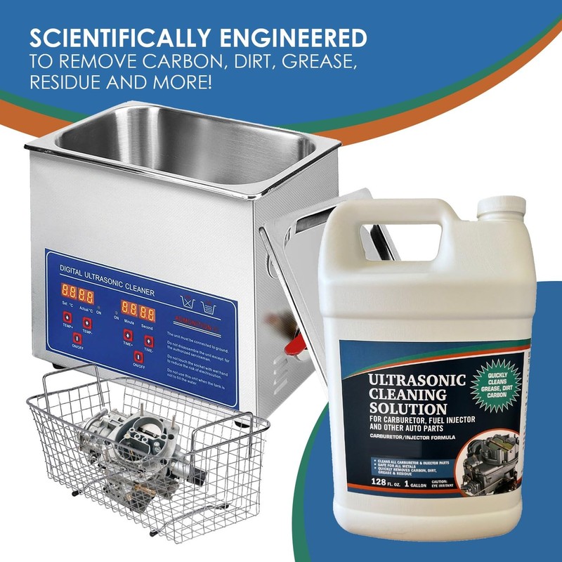 NORTHWEST ENTERPRISES Ultrasonic Cleaner Solution for Carburetors and Engine Parts.