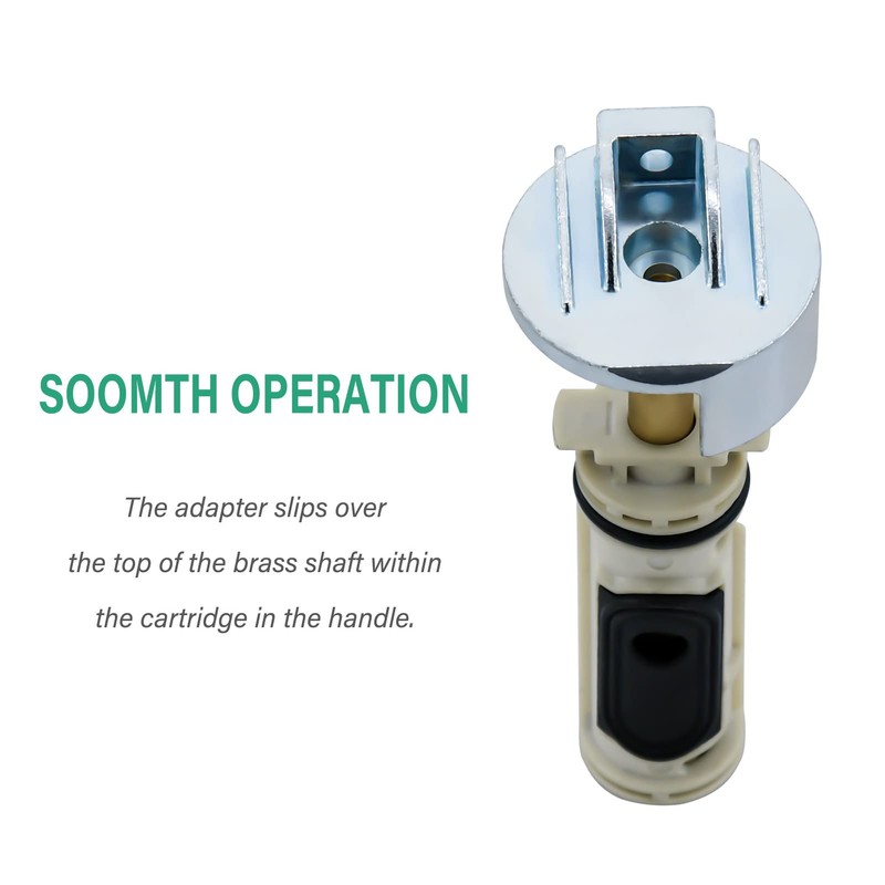 1222 Replacement Cartridge with 116653 Handle Adapter Kit for Moen,