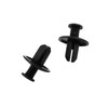 Partuto 100 Pcs 8mm Hole Plastic Screw in Fastener Rivets