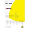 NBS 800 Non-Woven Bands 40 x 760 mm Medium Corundum