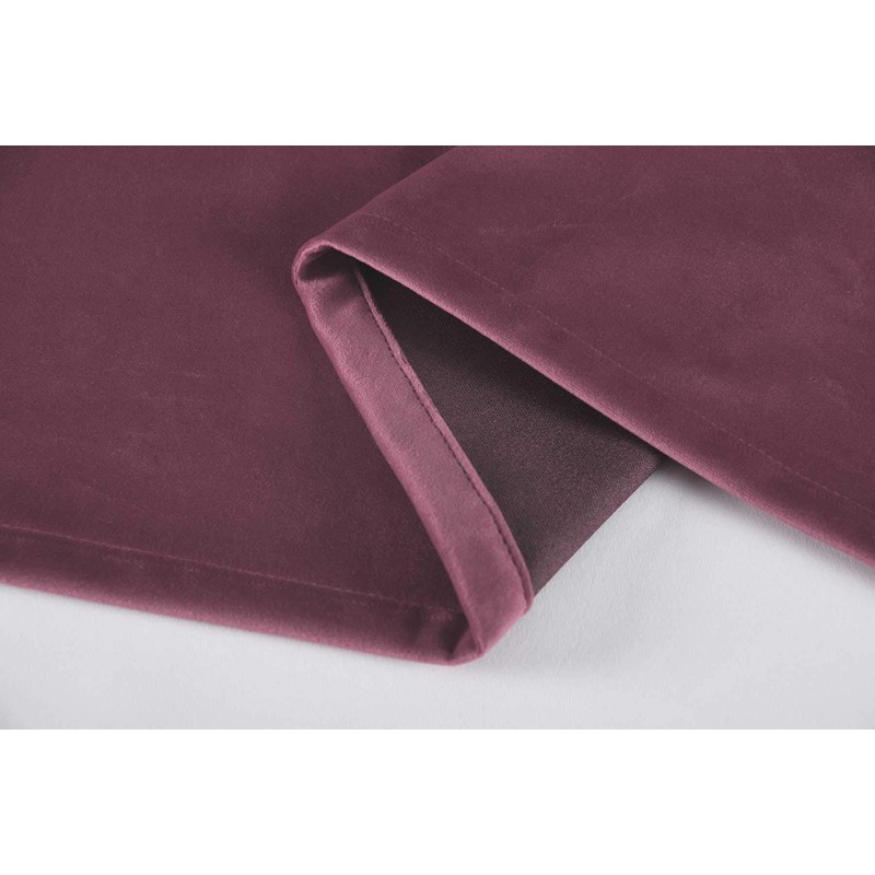 Gardinenbox Milano 203571 Blackout Panel Curtain Sliding Curtain Velvet Opaque