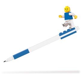 IQ Gel Pen - Blue + Minifigure