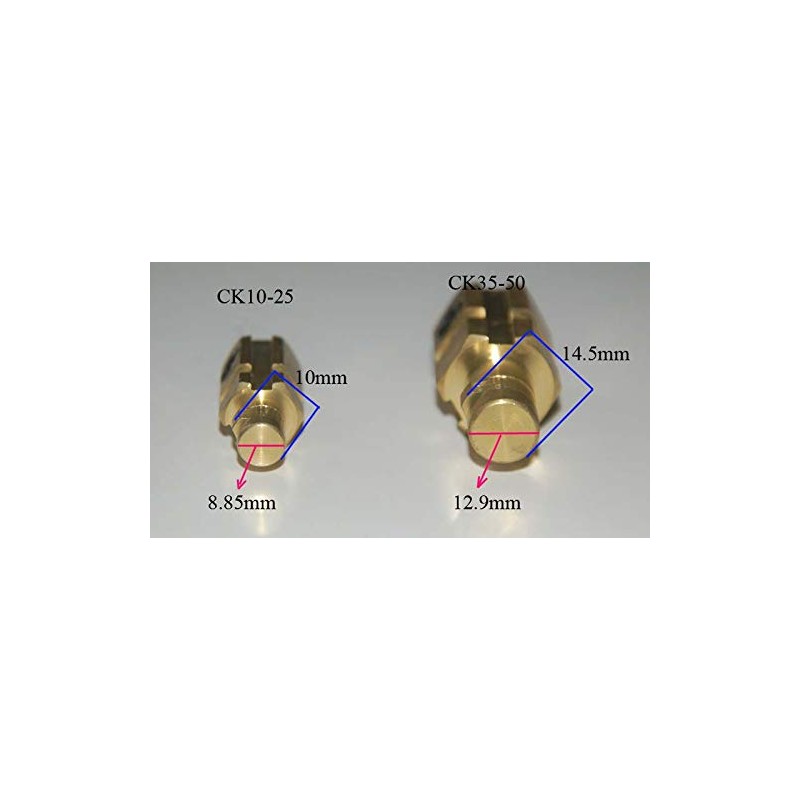 RIVERWELD TIG Welding Cable Recessed Plug Socket DKJ10-25 & EDKL10-25