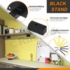 Rustark 4 Pack 8 Inch Black Floating Shelf Brackets Heavy