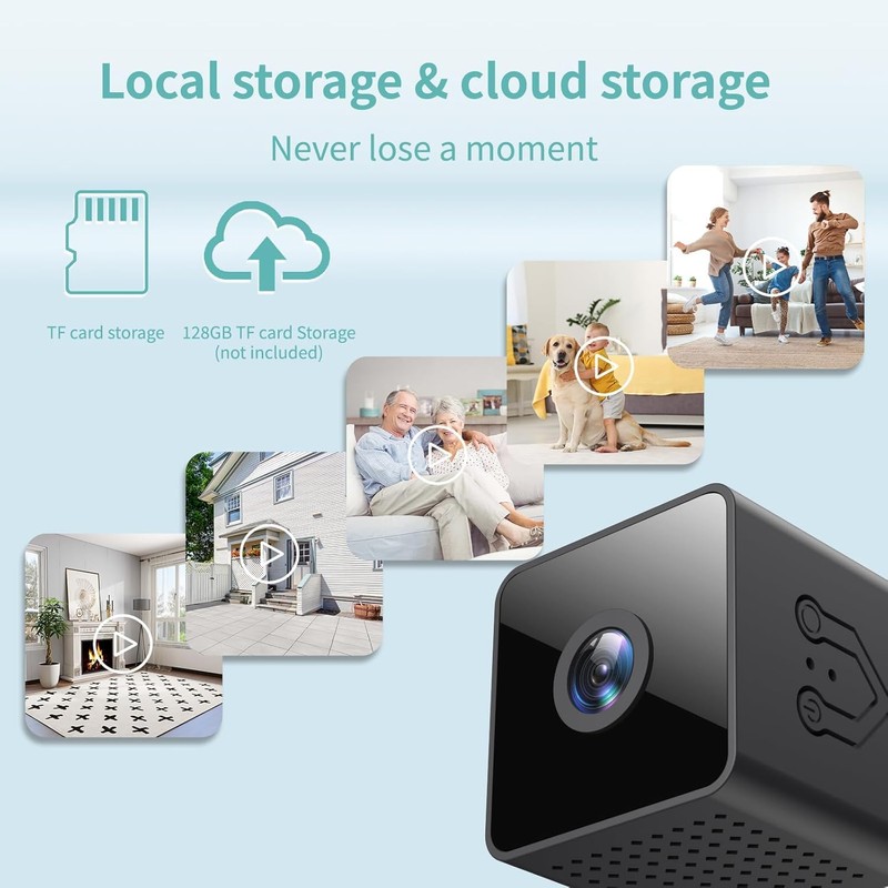 Mini Camera Wireless 1080P Camera Home Security WiFi Mini Nanny