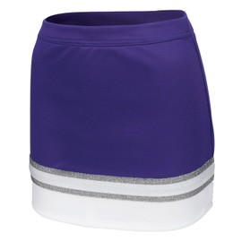 ION Cheer League Celebration Skirt (Youth Sizes) (Purple, YS)