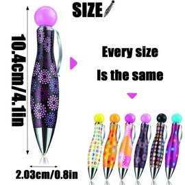 Zariocy 6 Pack Diamond Embroidery Pens 5d Diamond Painting DIY Tool Accessory Kit, Cute Colorful Crystal Picker, for Hobby Beginner to Improve Work Efficiency (6 Colors)