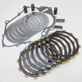 BIGLKNM Clutch Kit Friction Plates & Cover Gasket Compatible for Yamaha Raptor 660 YFM660R 2001 2002 2003 2004 2005