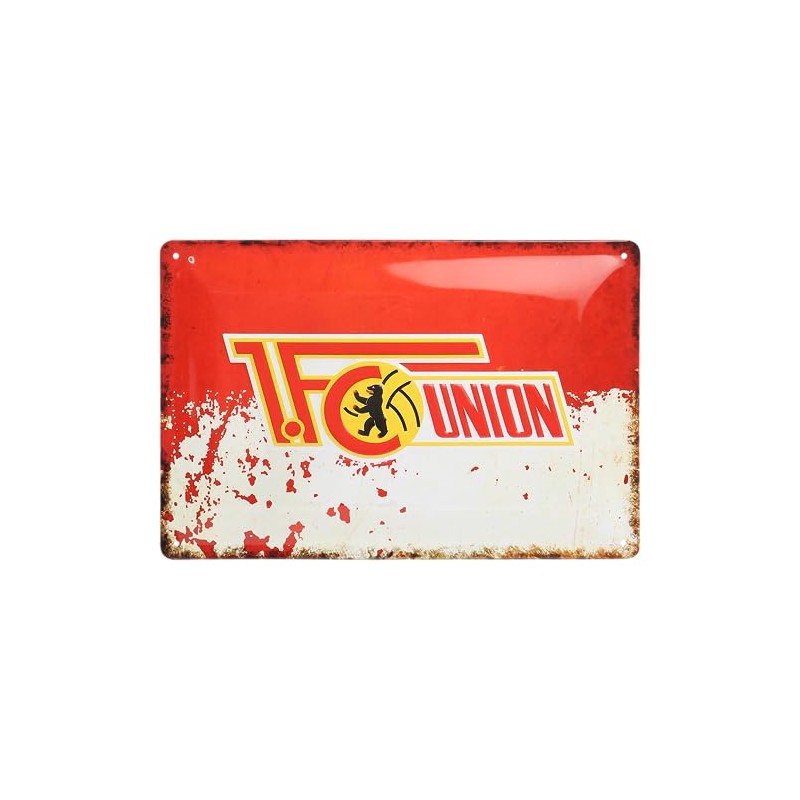 1. FC UNION Berlin Tin Sign with Logo 30 x