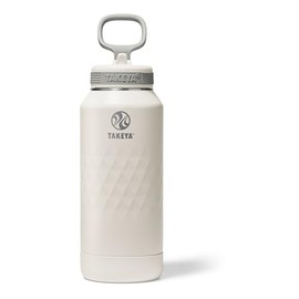 Takeya Sport 32 oz Triple-Insulated Stainless Steel Water Bottle – Leakproof, Sweatproof, BPA-Free, Keeps Drinks Cold 36 Hrs, Hot 14 Hrs – Alpine