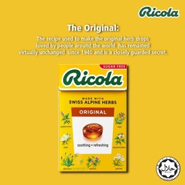 Ricola Herb Sugar Free with Stevia, 45g