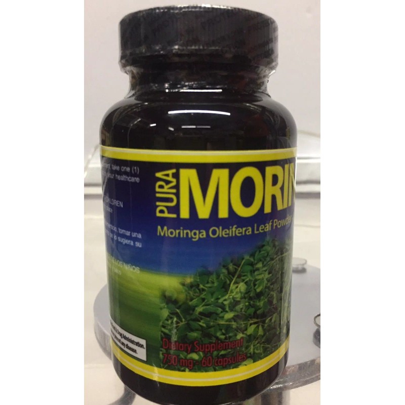 G.M.J NEW SELLADA PURA MORINGA ORGANICA CAPSULAS 60 100% HOJA