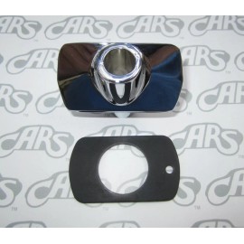 CARS 1963 1964 1965 Buick Riviera Chrome Antenna Base Bezel & Gasket. OEM # 1357912