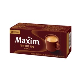 Instant Coffee Maxim Arabica 100 Coffee Mix, 11.8g x 20 Sticks (Package may vary)