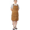 LJLB Heavy Duty Waxed Canvas Tool Apron with Adjustable Fit,