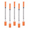1ml Disposable Lab Syringes, 32Ga-1/4 Inch (6mm), Pack of 100