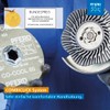 PFERD COMBICLICK Fibre Discs Set, 9 Pieces / Ceramic Grain
