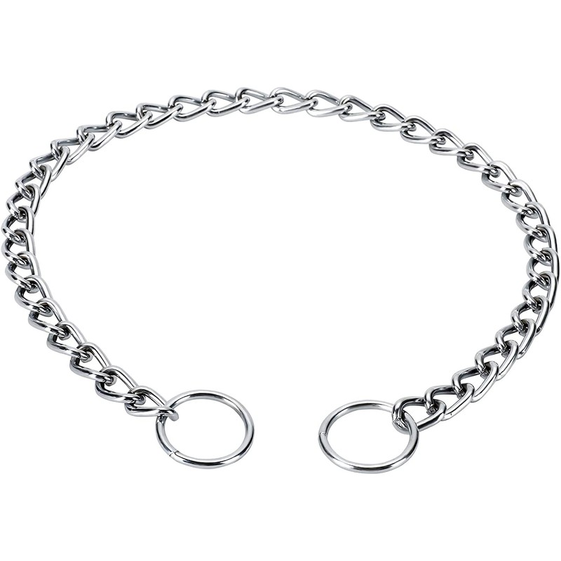 Mystercome Dog Collar Slip Collar Metal Collar Chewproof P Collar