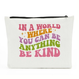 Beautiful Soul Makeup Bag Cosmetic Bag, Soul Sister Gifts for Women, Gifts for Best Friend, Mental Health Gifts Inspirational Gifts for Girls Unbiological Sisters Bestie Birthday Graduation Friendship