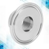 304 Stainless Steel HFS(R) 1.5in to 1/2in NPT Female Adapter