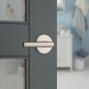 Kwikset Milan Interior Privacy Door Handle with Lock, Door Lever