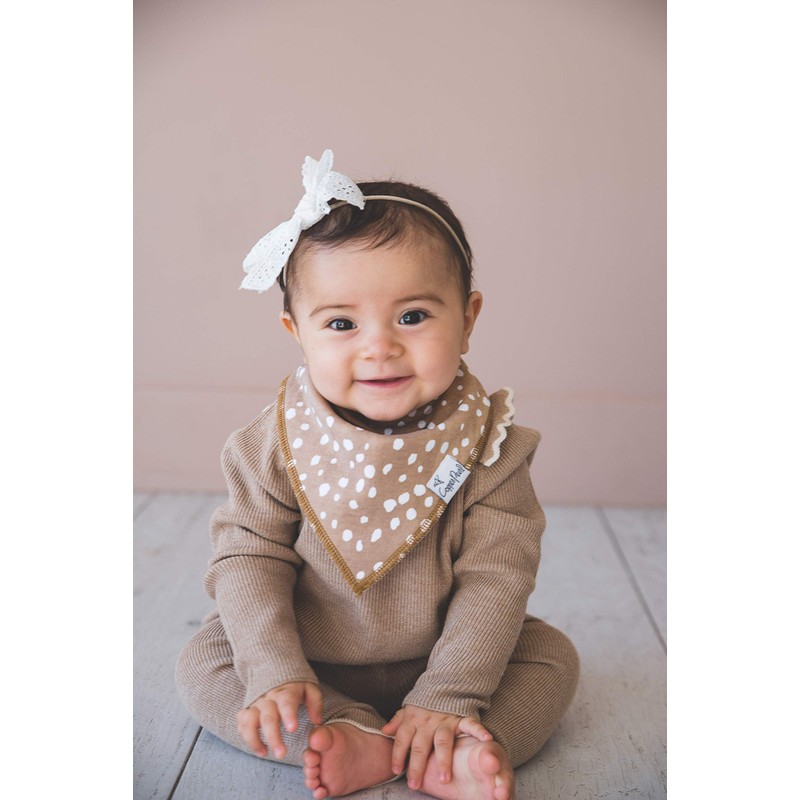 Baberos para Bebé Cooper Pearl Set De Baberos Bandana Otoño,