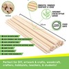 Wooden Dowel Rods by Smith’s® (50 Pack / 30cm x
