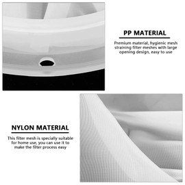 GZLFH Pack of 5 Food Strainer Filters, Fine Strainer with Stainless Steel Compatible Mesh Sieve Food for Filtering Juices and Milk (5 Specifications)