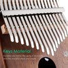Kalimba 17 Key Thumb Piano Finger Piano Mahogany Wood Body