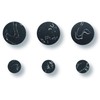 Libaro Set of 6 Marbled Wall Hooks, 3 Small and