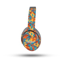 MightySkins Skin Compatible with Bose QuietComfort 35 II Headphones - Retro Camouflage | Protective, Durable, and Unique Vinyl Decal wrap Cover | Easy to Apply, Remove, and Change Style