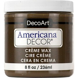 Deco Art ADM8-07-36 Americana Decor Creme Wax, 8 Fl. Oz, Deep Brown