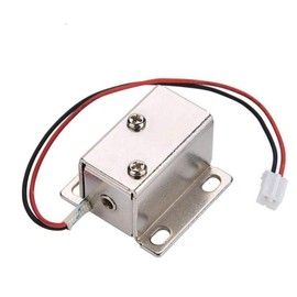 DC 6V/12V Electric Solenoid Lock Assembly Security Lock for Security System safes Door Cabinet