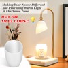 5 Pieces Plastic Lamp Shade Replacement Horseshoe Lampshade Cover White