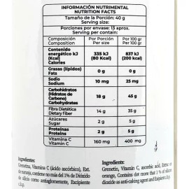 Grenetina Hidrolizada Sabor Naranja 100% Natural 500 Grs Pre