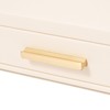 Francfranc Franc Stacking Jewelry Box Ring Earrings White