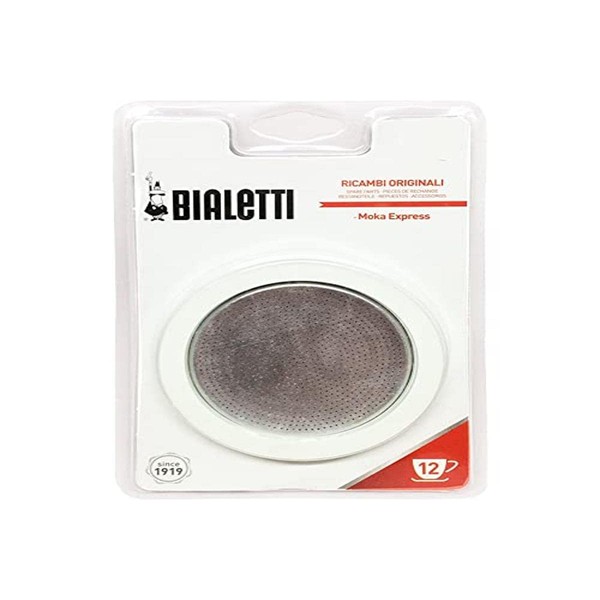 Bialetti Moka Express 12-Cup Replacement Seals and Filter Kit